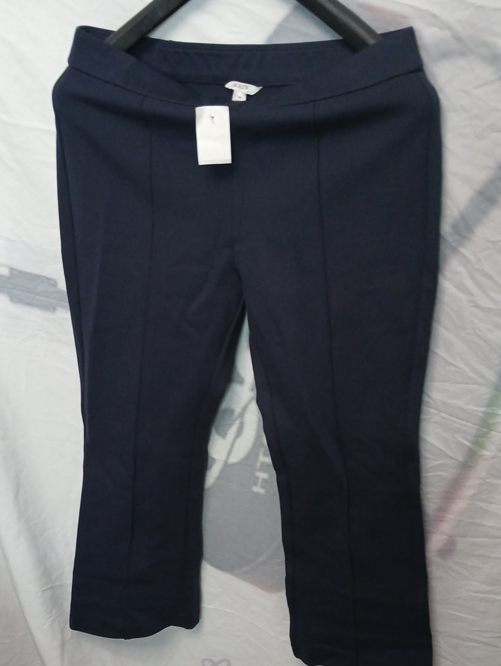 J. Crew Dark Navy Boot-Cut Pants
